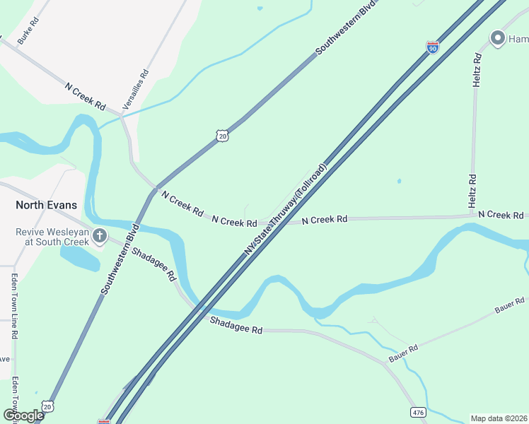 map of restaurants, bars, coffee shops, grocery stores, and more near 2186 Staffel Drive in Lake View