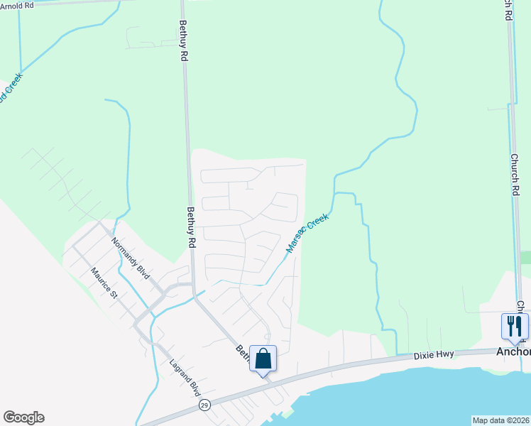 map of restaurants, bars, coffee shops, grocery stores, and more near 9699 Stoneypointe Drive in St. Clair County