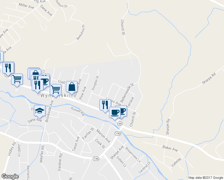 map of restaurants, bars, coffee shops, grocery stores, and more near 34 Dodge Street in Wynantskill