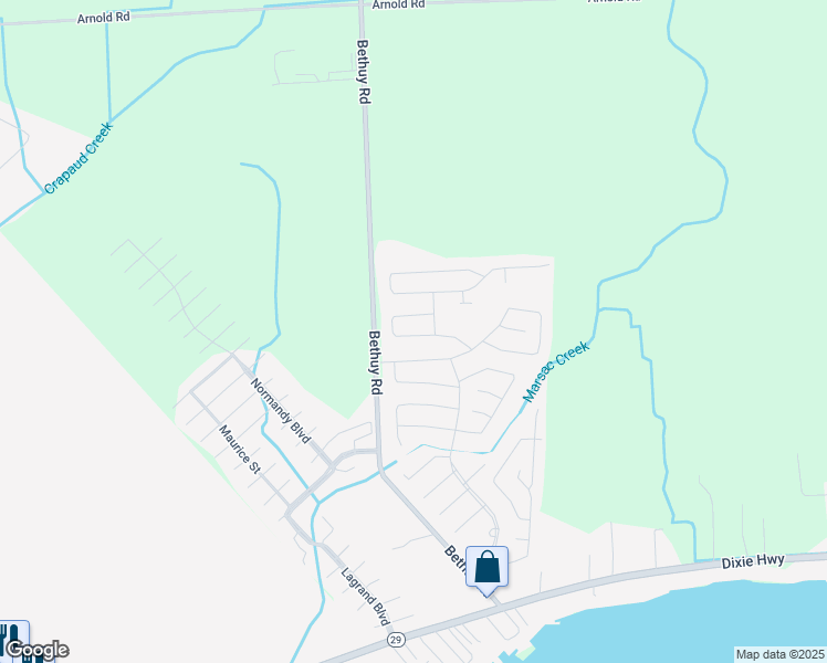 map of restaurants, bars, coffee shops, grocery stores, and more near 9476 Mariner Drive in St. Clair County