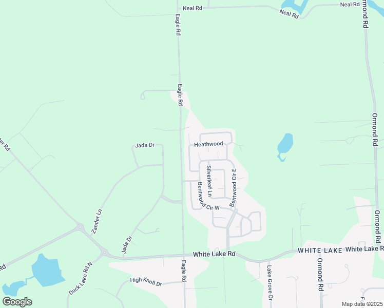 map of restaurants, bars, coffee shops, grocery stores, and more near 6186 Heathwood in Oakland County