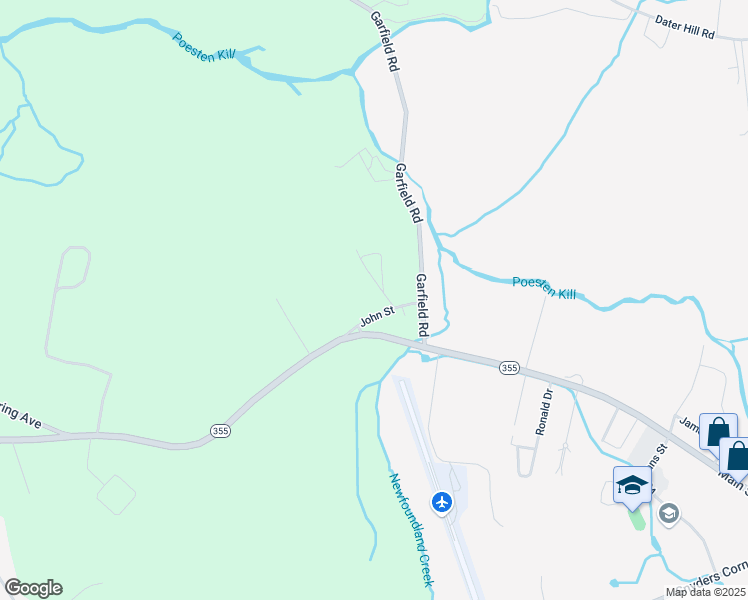 map of restaurants, bars, coffee shops, grocery stores, and more near 58 Willow Lane in Poestenkill