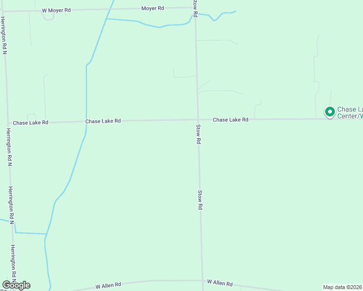 map of restaurants, bars, coffee shops, grocery stores, and more near 6895 North Stow Road in Fowlerville