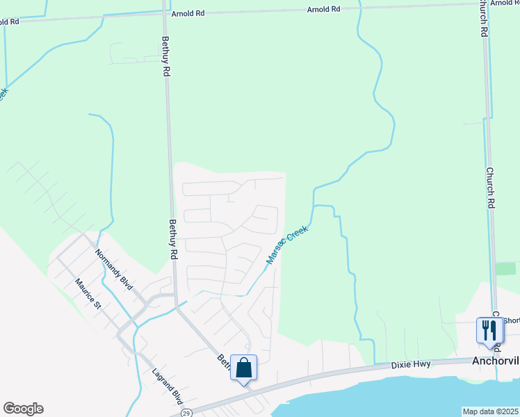 map of restaurants, bars, coffee shops, grocery stores, and more near 9699 Stoneypointe Drive in St. Clair County