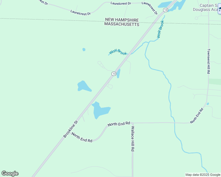 map of restaurants, bars, coffee shops, grocery stores, and more near 159 Brookline Street in Townsend