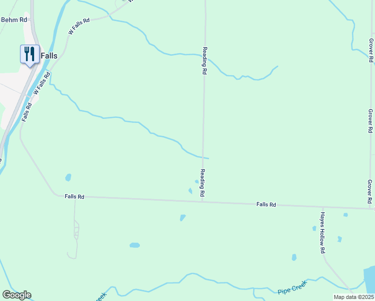 map of restaurants, bars, coffee shops, grocery stores, and more near 1909 Reading Rd in West Falls