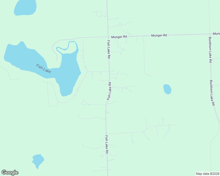 map of restaurants, bars, coffee shops, grocery stores, and more near 6951 Fish Lake Road in Holly