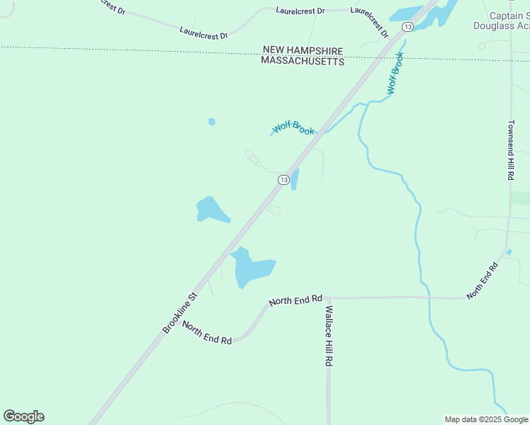 map of restaurants, bars, coffee shops, grocery stores, and more near 159 Brookline Street in Townsend