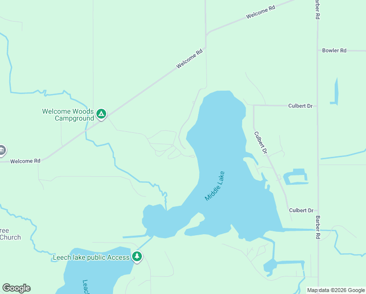 map of restaurants, bars, coffee shops, grocery stores, and more near 3092 Middle Lake Drive in Hastings