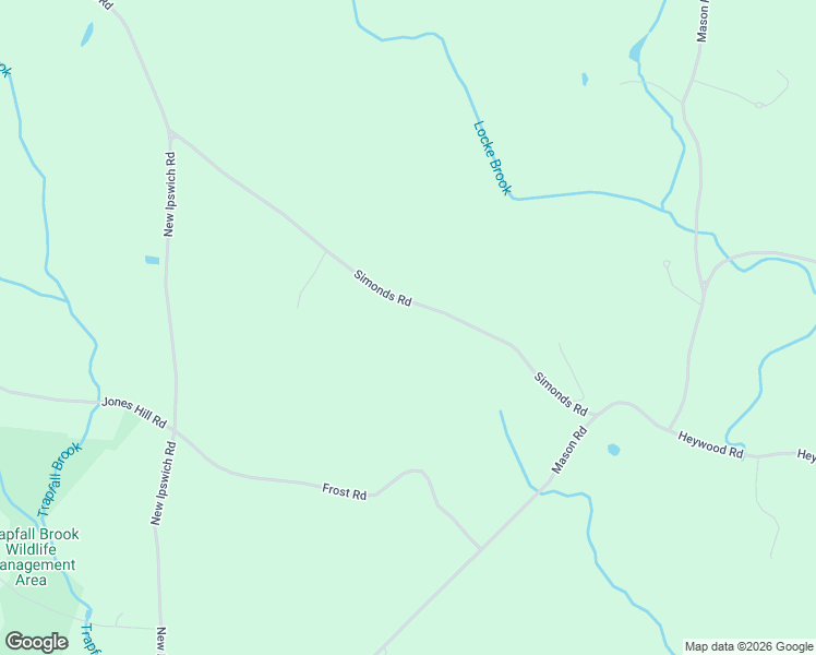 map of restaurants, bars, coffee shops, grocery stores, and more near 260 Simonds Road in Ashby