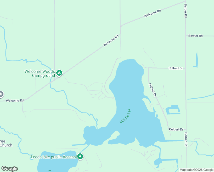 map of restaurants, bars, coffee shops, grocery stores, and more near 3092 Middle Lake Drive in Hastings