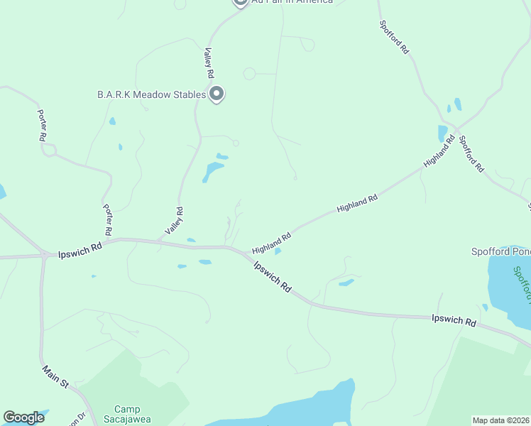 map of restaurants, bars, coffee shops, grocery stores, and more near 427C Ipswich Road in Boxford