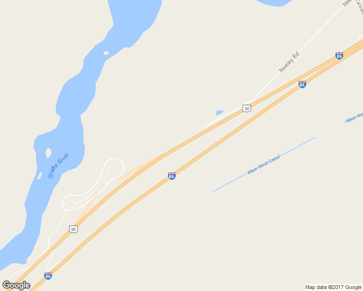 map of restaurants, bars, coffee shops, grocery stores, and more near U.S. 30 in American Falls