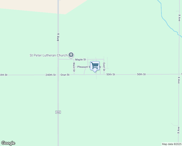 map of restaurants, bars, coffee shops, grocery stores, and more near 24784 Oran Street in Oran