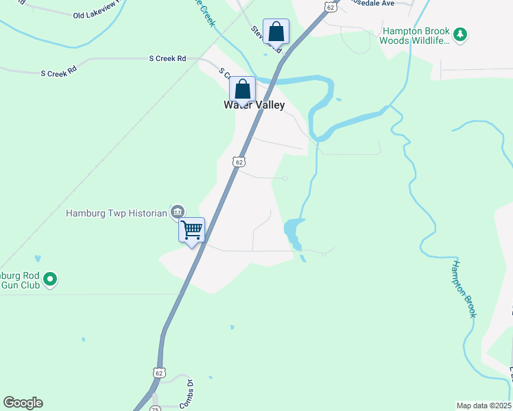 map of restaurants, bars, coffee shops, grocery stores, and more near 6870 Picture Lake Drive in Hamburg