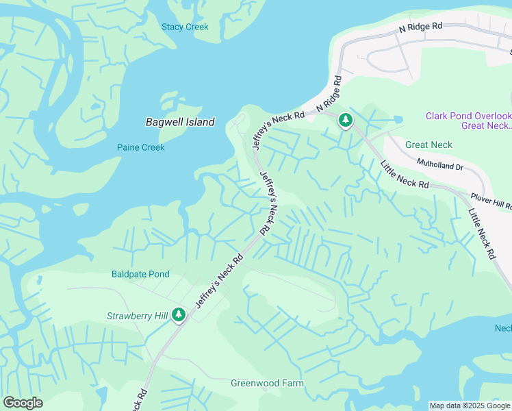 map of restaurants, bars, coffee shops, grocery stores, and more near 106 Jeffrey's Neck Road in Ipswich