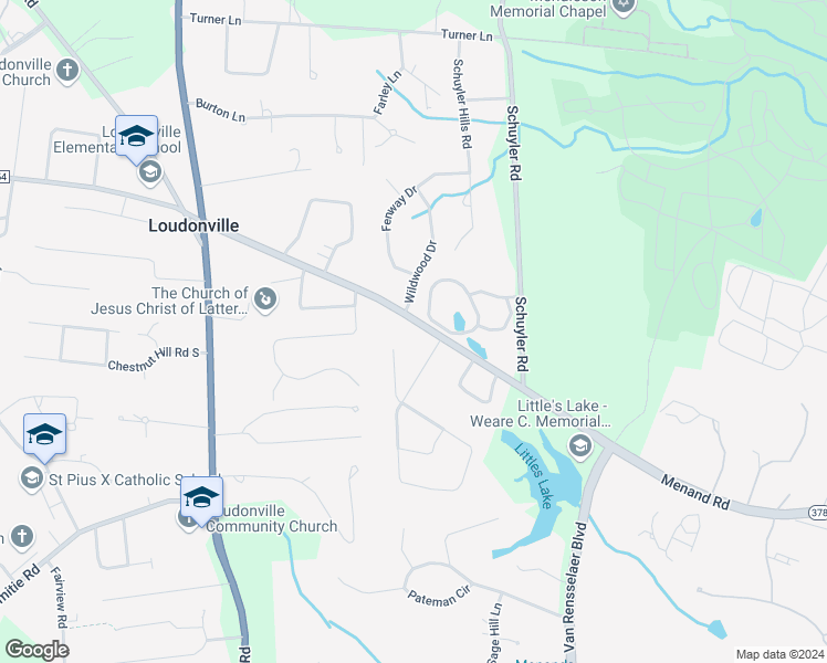 map of restaurants, bars, coffee shops, grocery stores, and more near 167 Menands Road in Albany