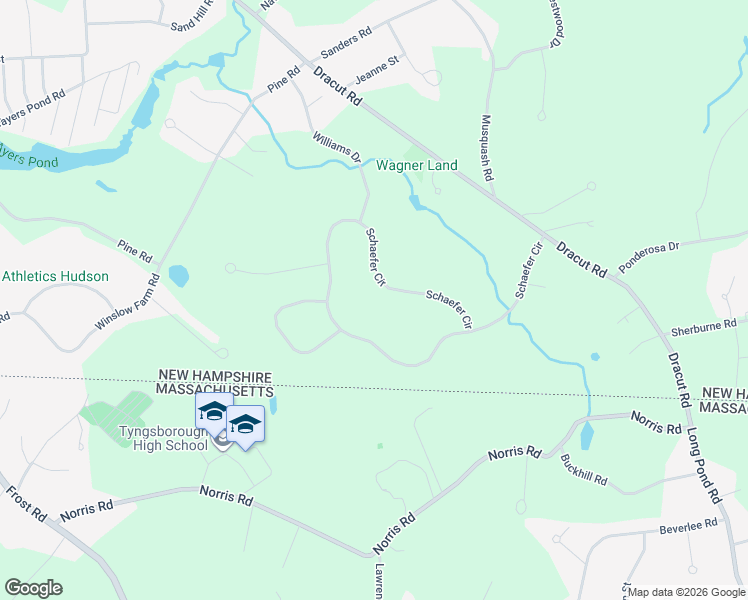 map of restaurants, bars, coffee shops, grocery stores, and more near 67 Schaefer Circle in Hudson