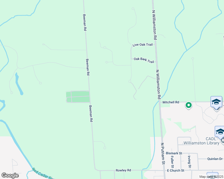 map of restaurants, bars, coffee shops, grocery stores, and more near in Williamston