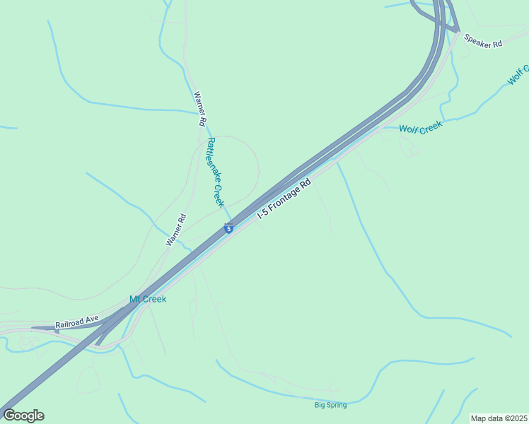 map of restaurants, bars, coffee shops, grocery stores, and more near Interstate 5 Frontage Road in Josephine County