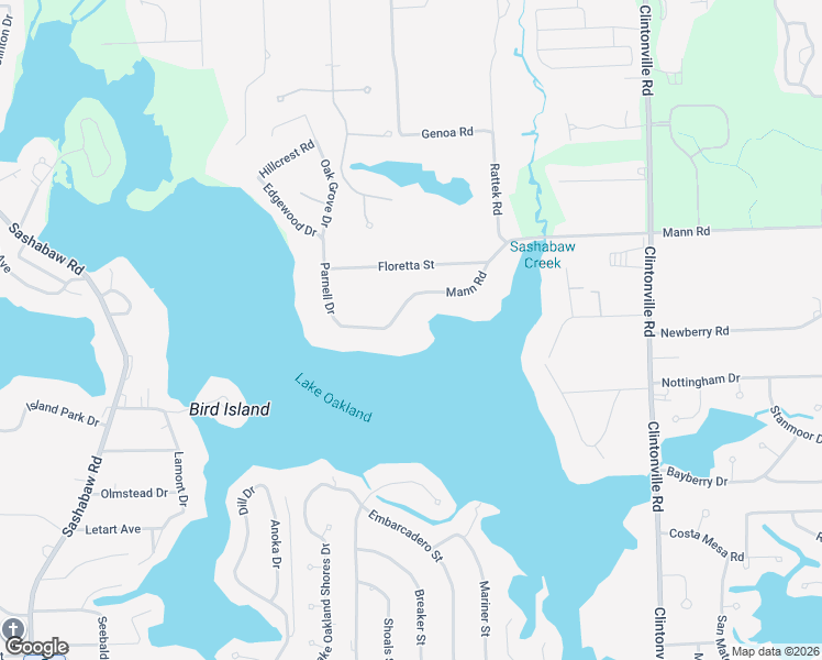 map of restaurants, bars, coffee shops, grocery stores, and more near 3555 Mann Road in Clarkston