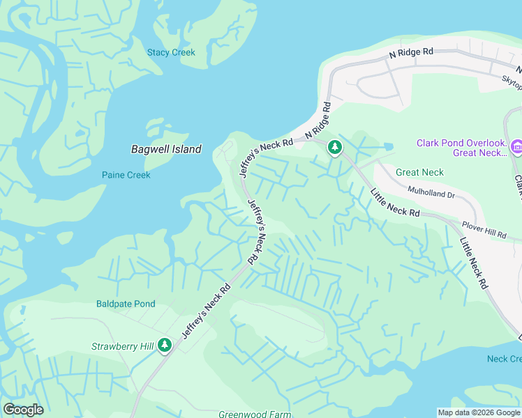 map of restaurants, bars, coffee shops, grocery stores, and more near 123 Jeffrey's Neck Road in Ipswich