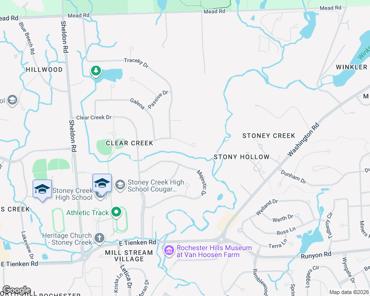 map of restaurants, bars, coffee shops, grocery stores, and more near 841 Quarry Drive in Rochester Hills