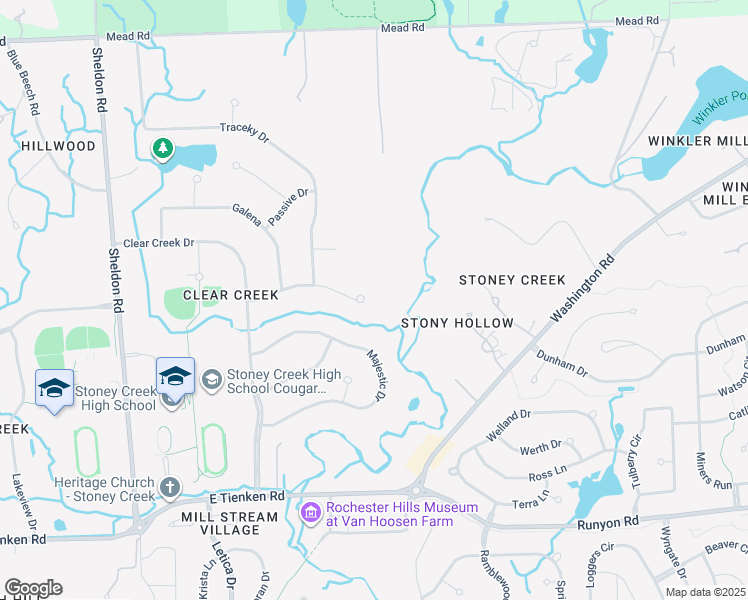 map of restaurants, bars, coffee shops, grocery stores, and more near 922 Quarry Drive in Rochester Hills