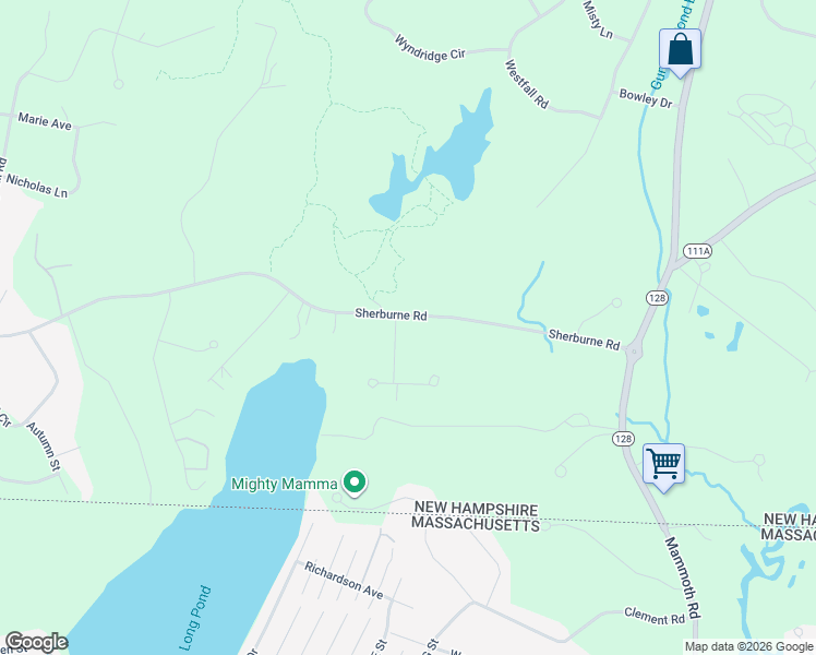 map of restaurants, bars, coffee shops, grocery stores, and more near 5 Waterford Way in Pelham