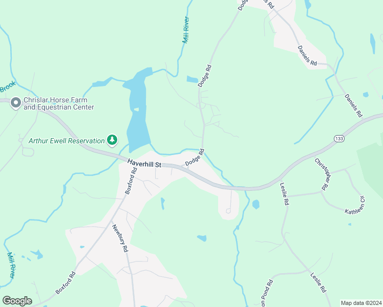map of restaurants, bars, coffee shops, grocery stores, and more near 4 Dodge Road in Rowley