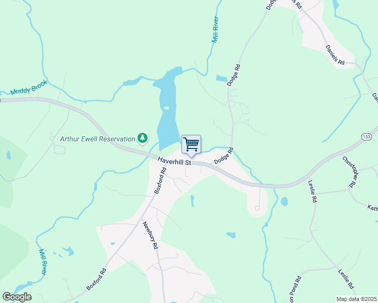 map of restaurants, bars, coffee shops, grocery stores, and more near 811 Haverhill Street in Rowley