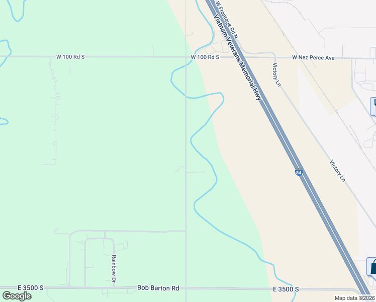 map of restaurants, bars, coffee shops, grocery stores, and more near 126 South 100 West in Jerome