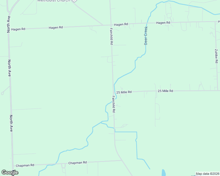 map of restaurants, bars, coffee shops, grocery stores, and more near 55055 Fairchild Road in Macomb