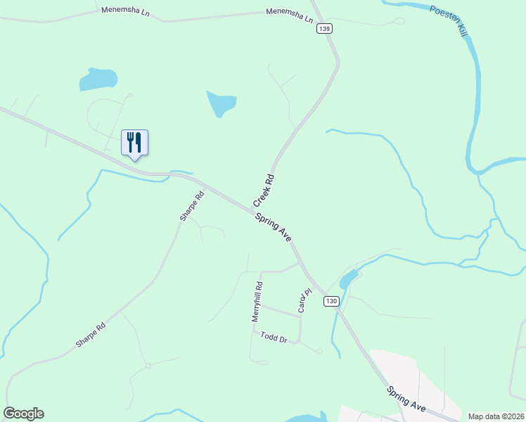 map of restaurants, bars, coffee shops, grocery stores, and more near 1433 Spring Avenue in Wynantskill