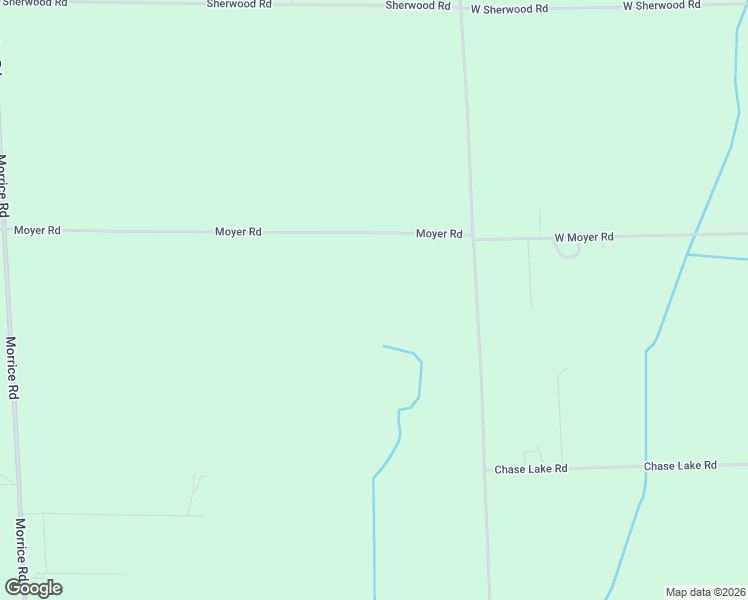 map of restaurants, bars, coffee shops, grocery stores, and more near 5406 Moyer Road in Webberville