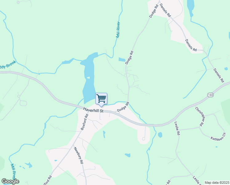 map of restaurants, bars, coffee shops, grocery stores, and more near 803 Haverhill Street in Rowley