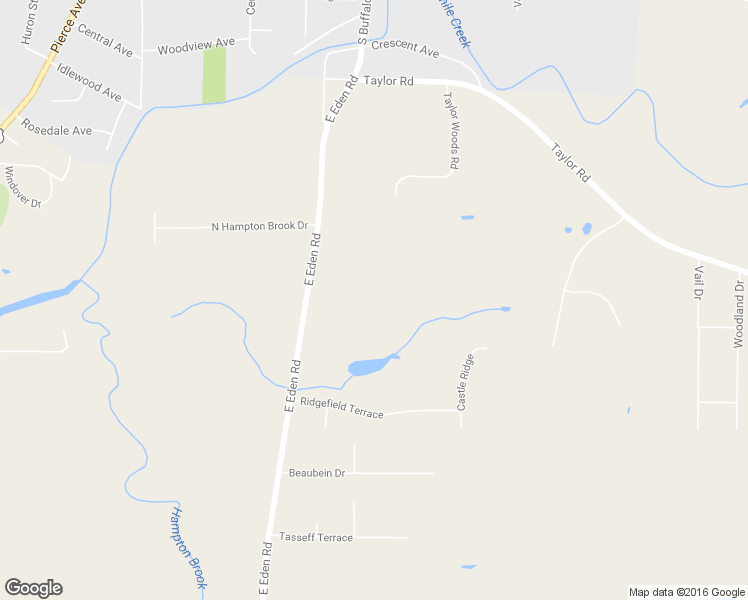 map of restaurants, bars, coffee shops, grocery stores, and more near 6711 E Eden Rd in Hamburg