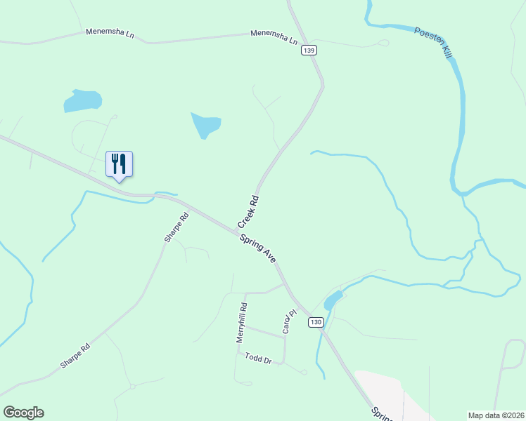 map of restaurants, bars, coffee shops, grocery stores, and more near 8-342 Creek Road in Wynantskill