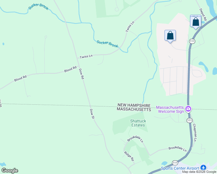 map of restaurants, bars, coffee shops, grocery stores, and more near 200 Dow Road in Hollis