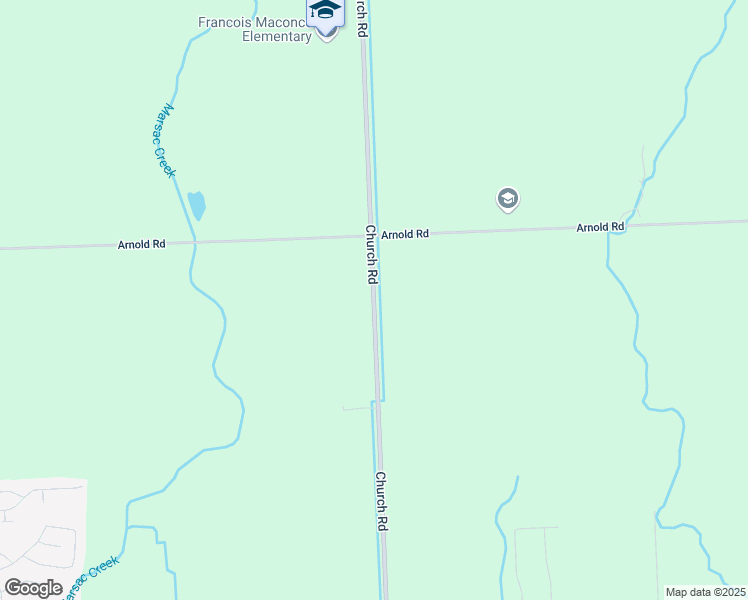 map of restaurants, bars, coffee shops, grocery stores, and more near 6572 Church Road in St. Clair County