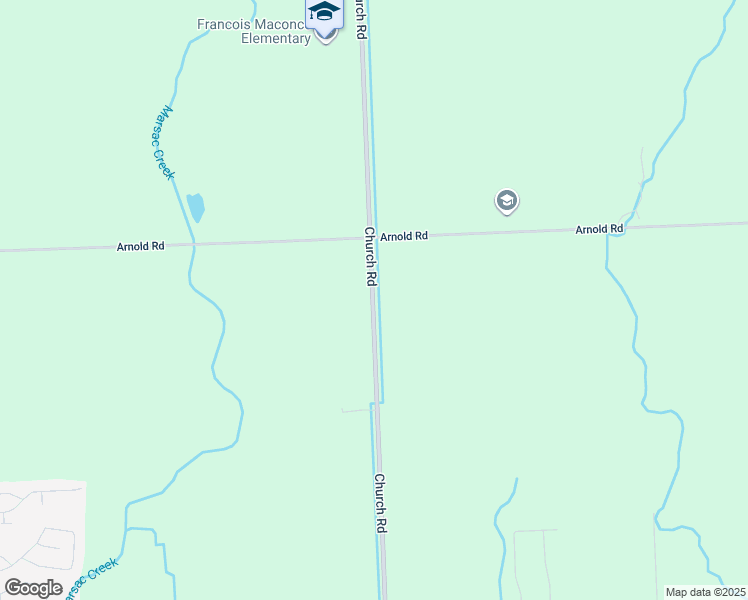 map of restaurants, bars, coffee shops, grocery stores, and more near 6572 Church Road in St. Clair County