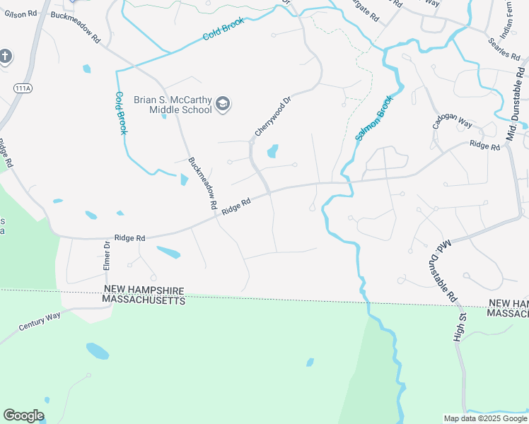 map of restaurants, bars, coffee shops, grocery stores, and more near 5 Covey Road in Nashua