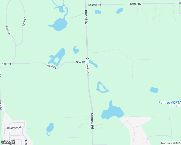 map of restaurants, bars, coffee shops, grocery stores, and more near 4750 Ormond Road in Oakland County