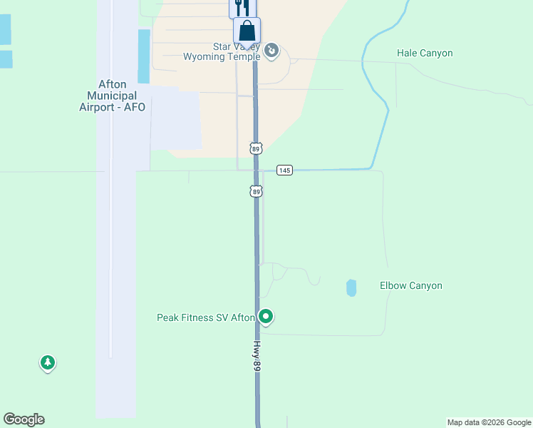 map of restaurants, bars, coffee shops, grocery stores, and more near 104 Johnny Miller Drive in Afton
