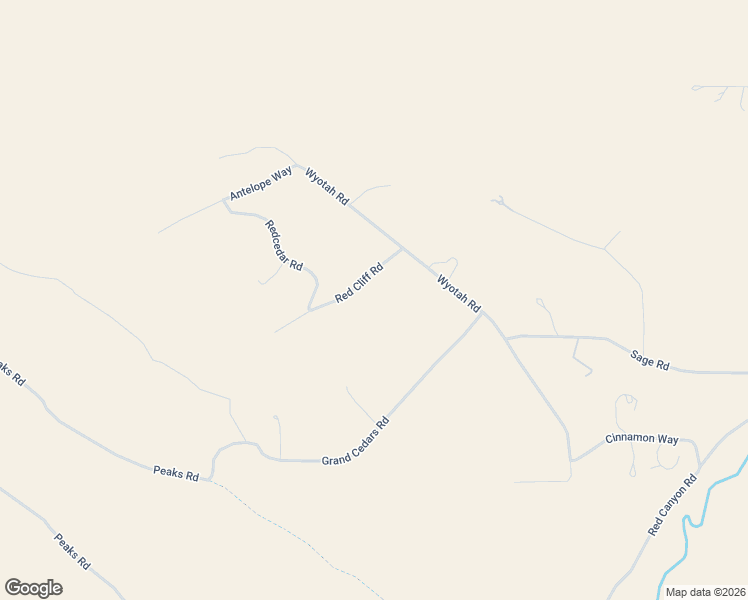 map of restaurants, bars, coffee shops, grocery stores, and more near 21 Red Cliff Road in Lander