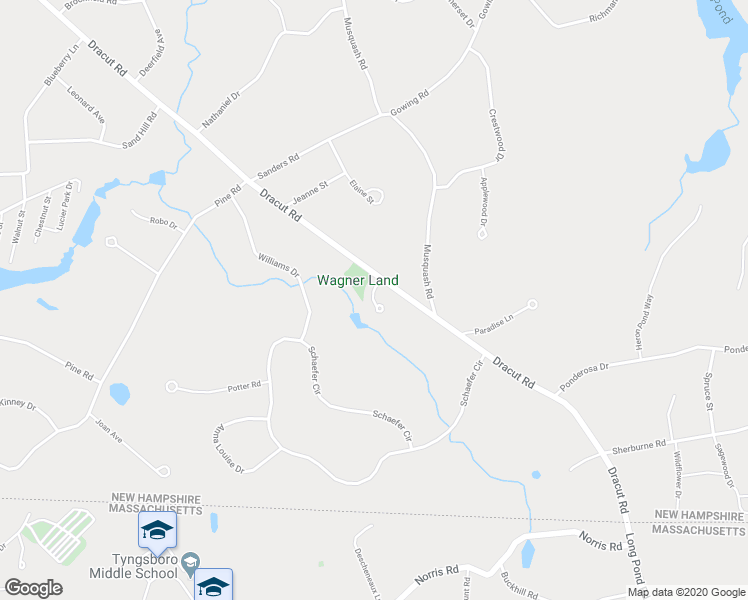 map of restaurants, bars, coffee shops, grocery stores, and more near 96 Dracut Road in Hudson