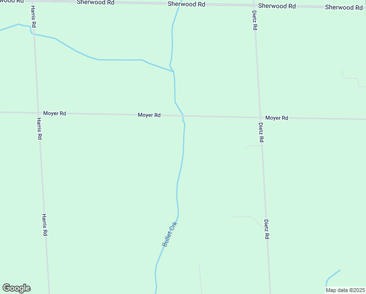 map of restaurants, bars, coffee shops, grocery stores, and more near 3296 Moyer Road in Williamston