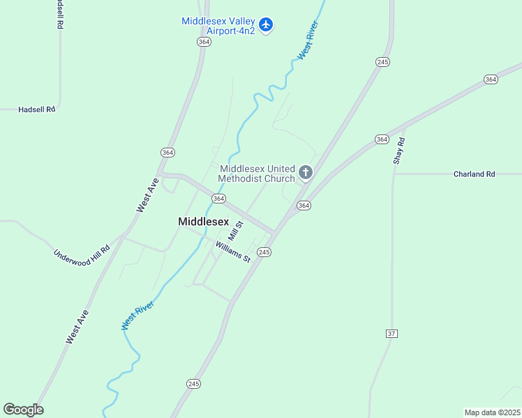 map of restaurants, bars, coffee shops, grocery stores, and more near 1183 Church Street in Middlesex