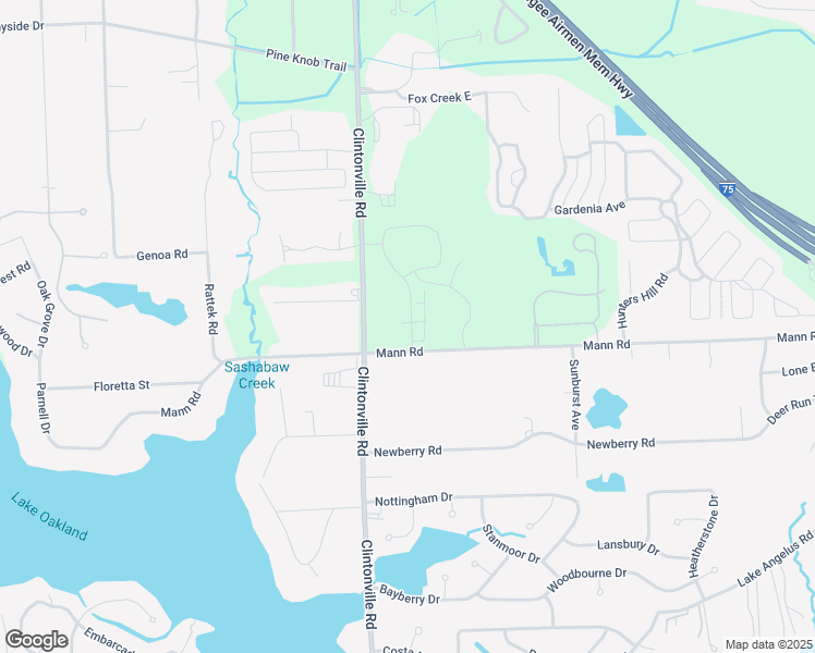 map of restaurants, bars, coffee shops, grocery stores, and more near 2908 Mann Road in Clarkston