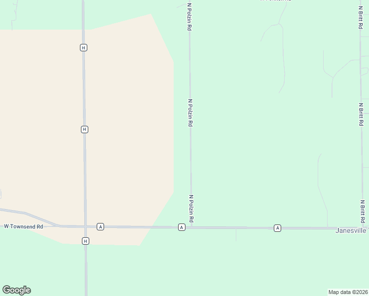 map of restaurants, bars, coffee shops, grocery stores, and more near 2027 North Polzin Road in Janesville